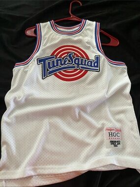 Tune Squad White Kids Jersey by HGC Headgear Classics